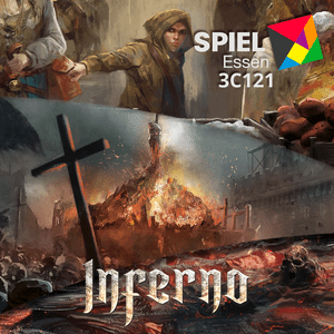 Inferno board game in play