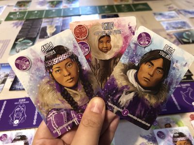 Inuit The Snow Folk card display