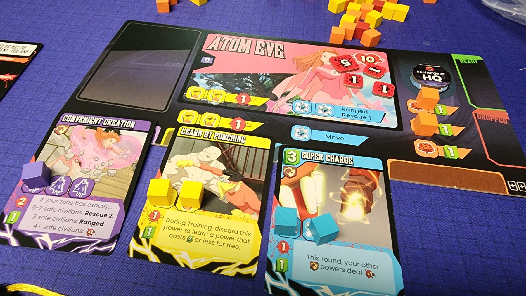 Invincible game Atom Eve power tableau