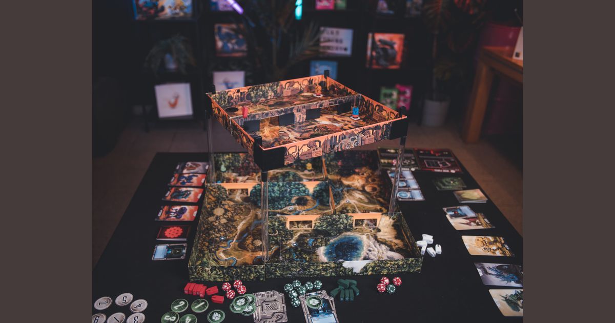 Iron Forest full tabletop setup