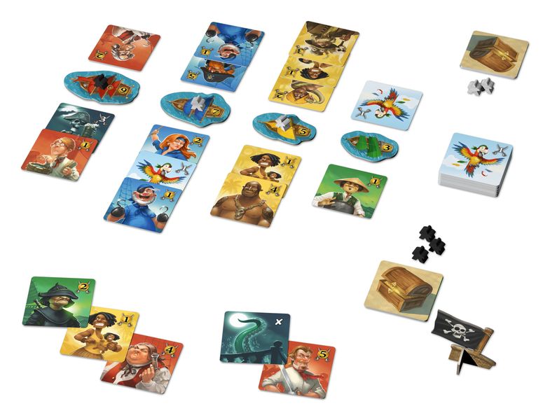 Jolly and Roger gameplay with four ship cards