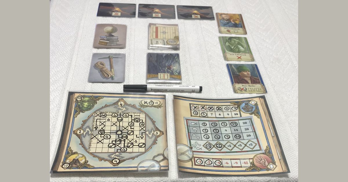 Journey to the Center of the Earth game in progress