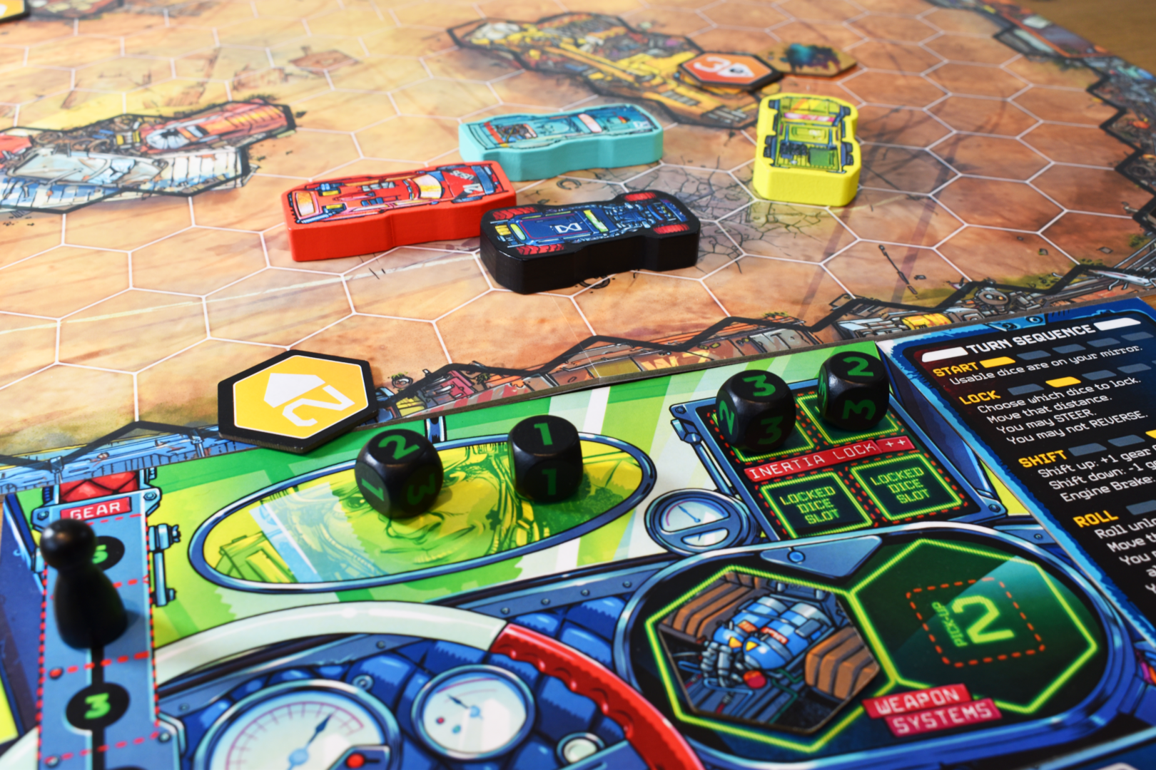 Joyride junkyard board and player dashboard setup