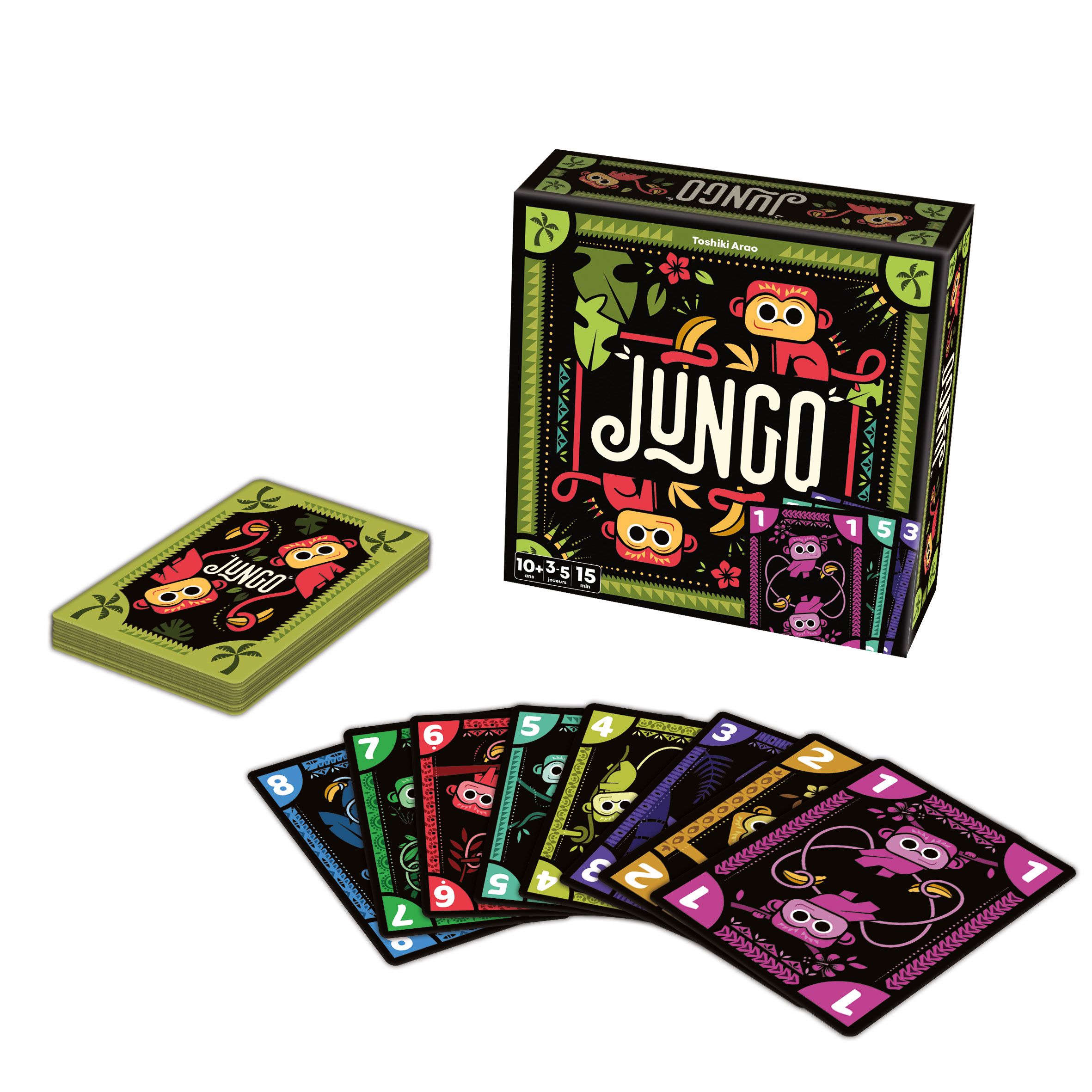 Jungo card game complete card components