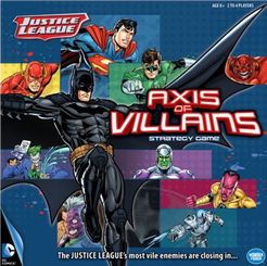 Justice League: Axis Of Villains Strategy Game box art