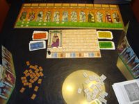 Justinian board game setup