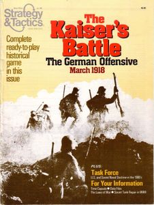 The Kaiser's Battle: The German Offensive, March 1918 box art