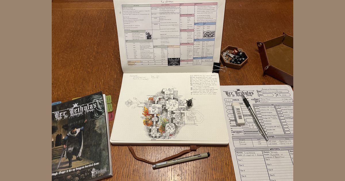 Ker Nethalas domain play materials and artwork