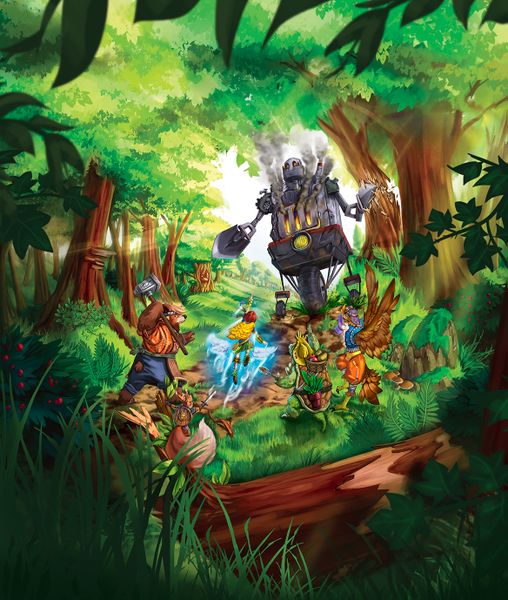 Kids Chronicles Old Oak Prophecy magical forest artwork