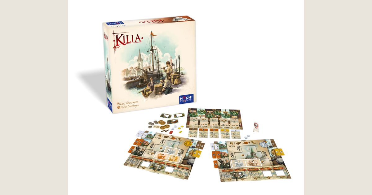 Kilia board game arranged for play