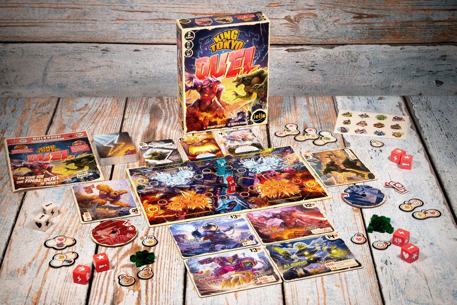 King of Tokyo Duel complete game components