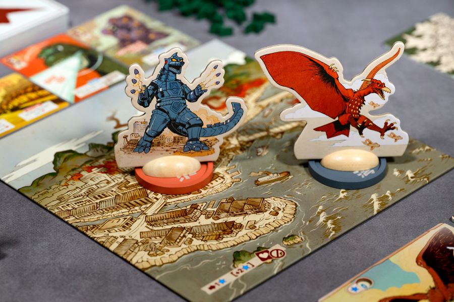 King of Tokyo Godzilla monster components