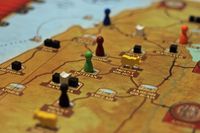 Kings of Israel board game setup