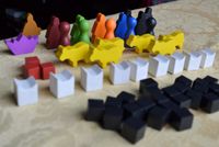 Kings of Israel wooden game pieces