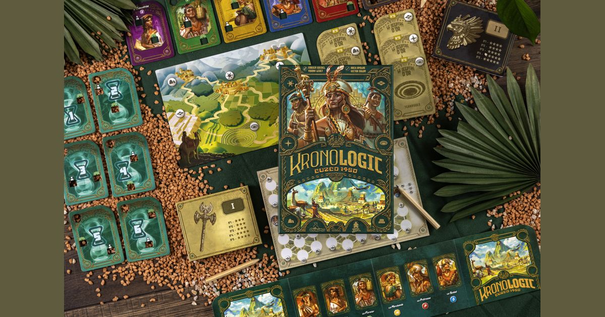 Kronologic Cuzco 1450 game components