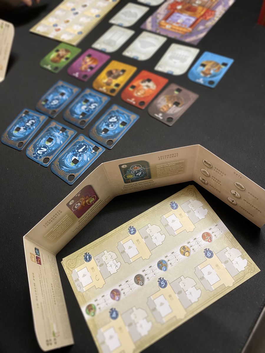 Kronologic Paris 1920 case laid out on a table