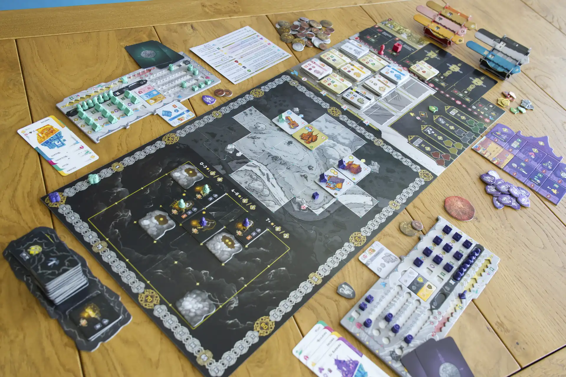 Kutna Hora complete board game setup