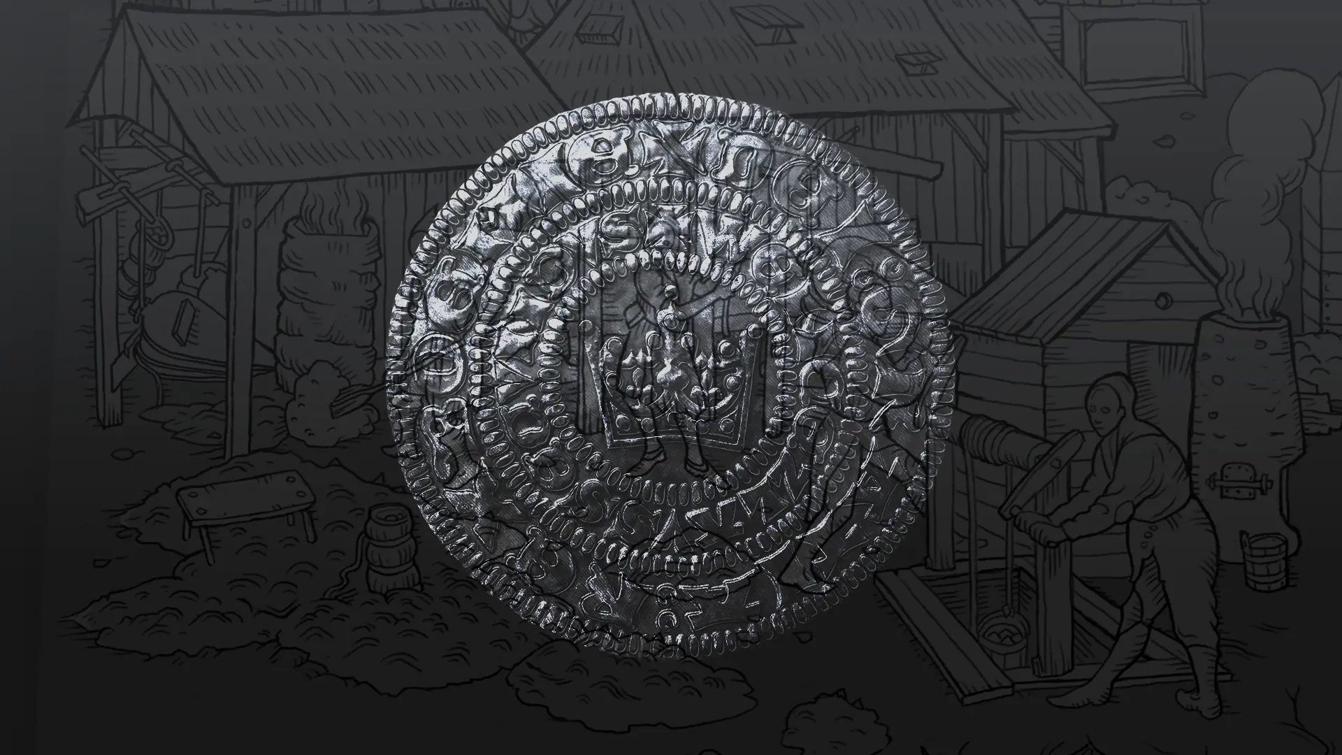 Kutna Hora game box and silver city components