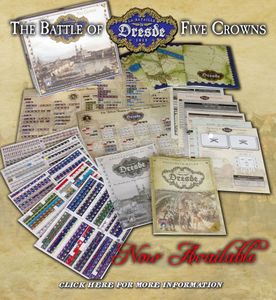 La Bataille de Dresde counters and charts