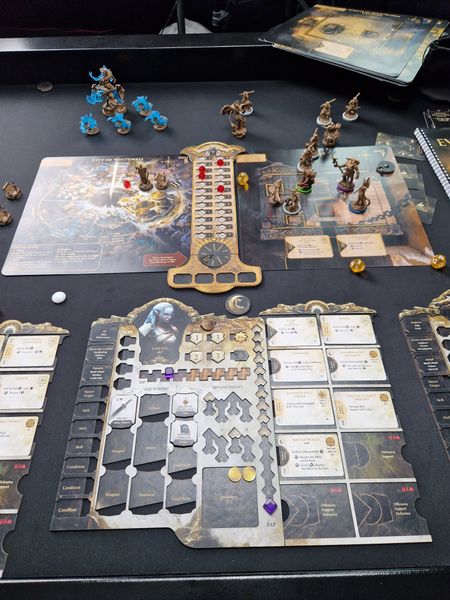 Lands of Evershade hero components during a demo