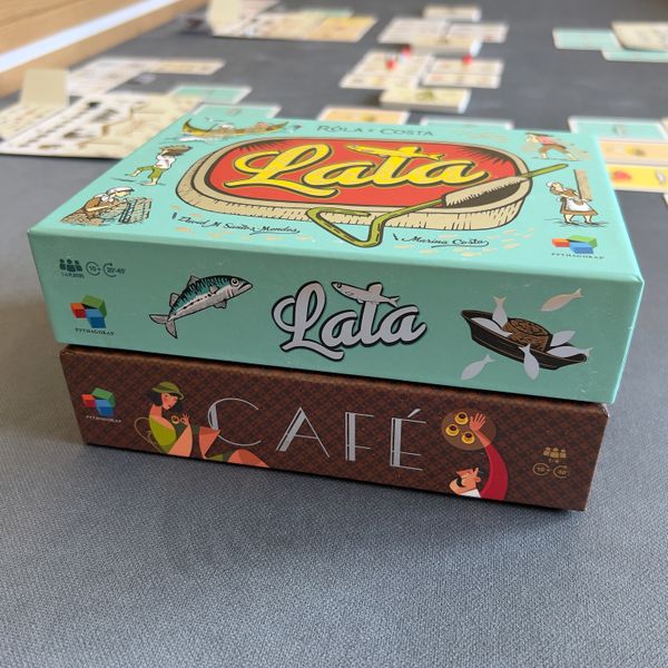 Lata board game arranged for play