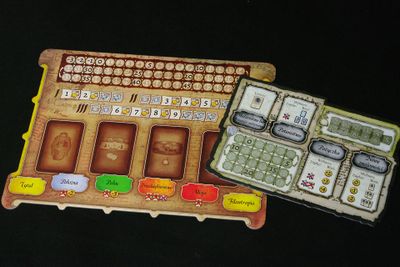 Legacy The Testament of Duke de Crecy main boards set up