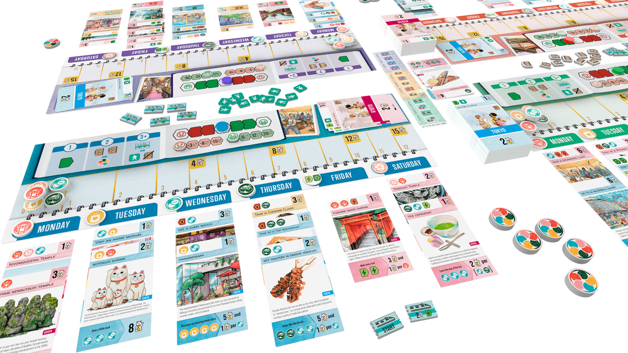 Let's Go To Japan itinerary cards