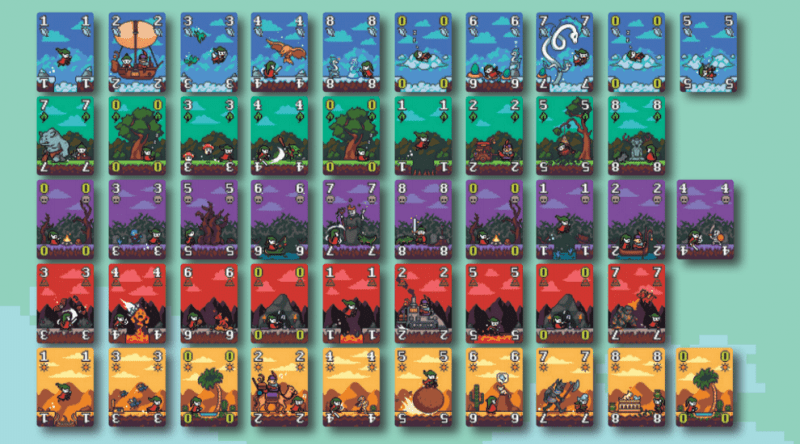 Level 10 Matagot game cards and components
