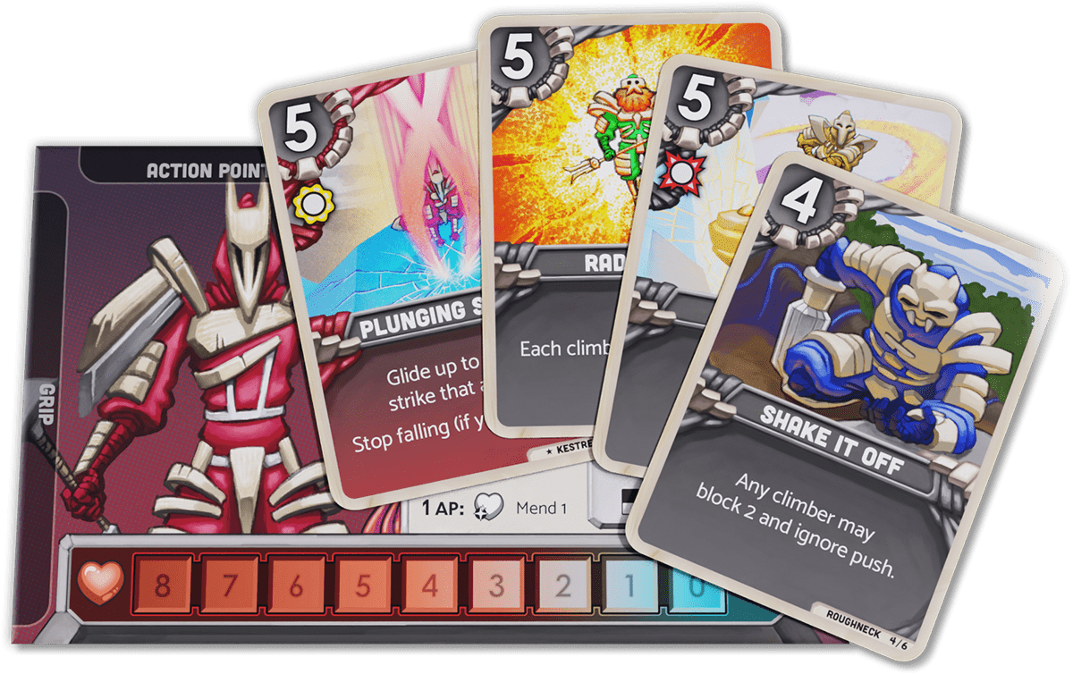 Leviathan Wilds climber board and cards