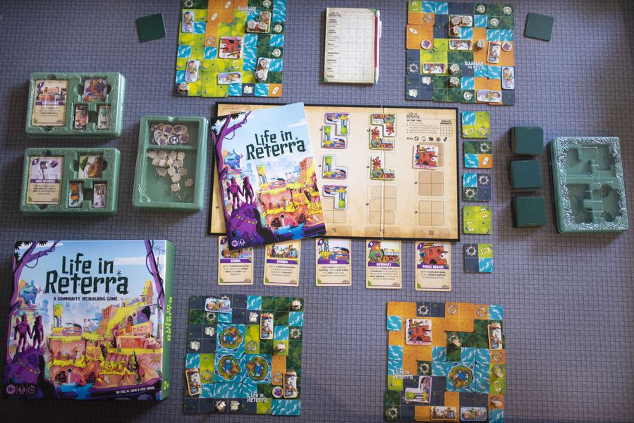 Life in Reterra connected community tiles