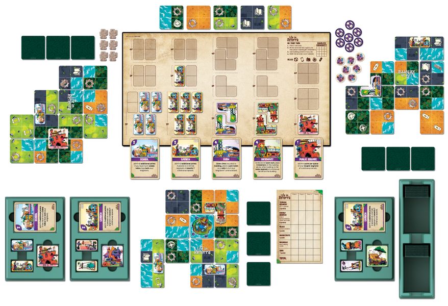 Life in Reterra terrain tiles and buildings