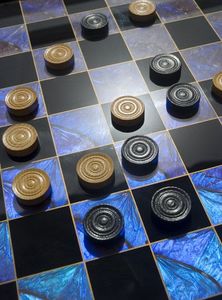 Lines of Action abstract strategy game in progress