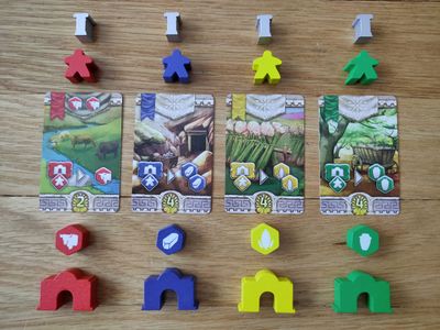 Lions of Lydia four-player game in progress