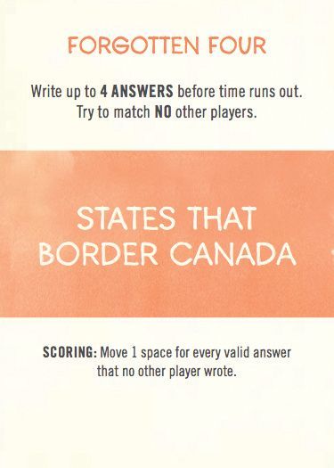 Listography prompt card
