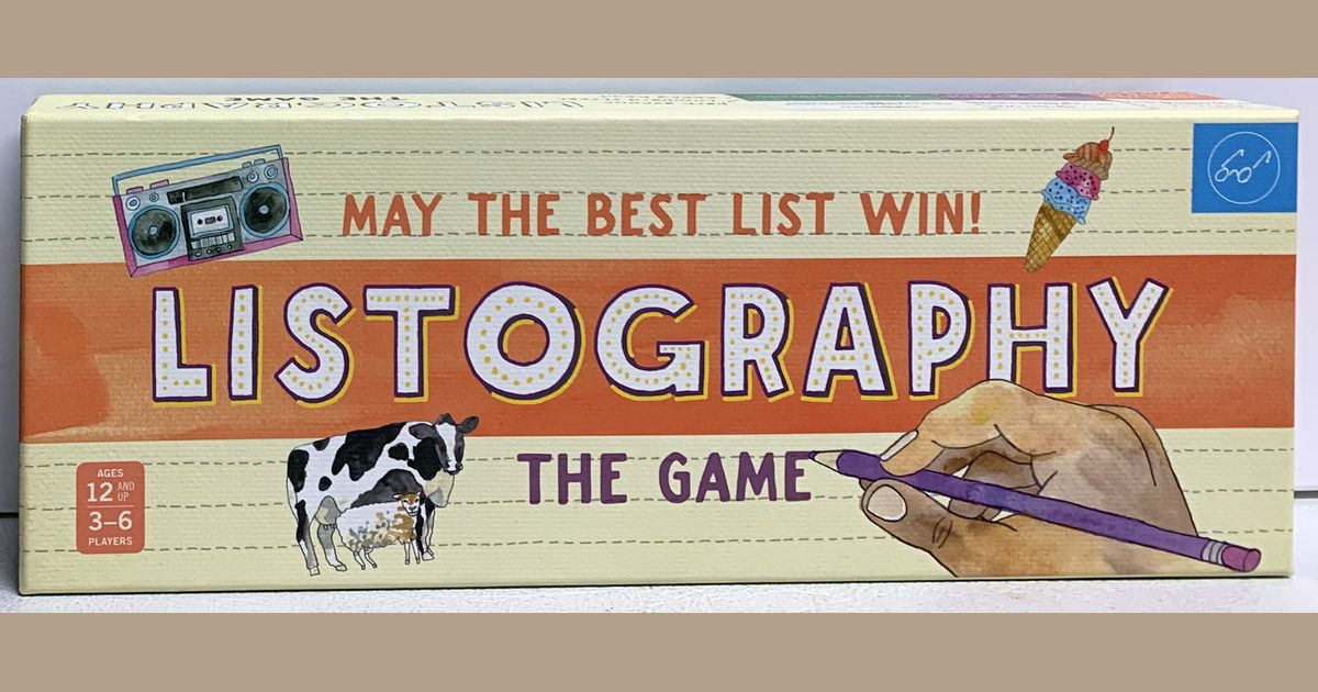 Listography: The Game box art