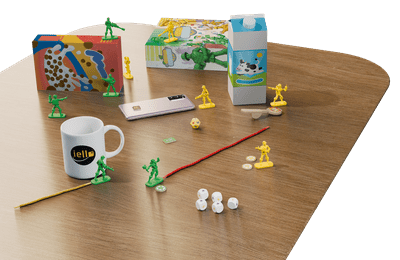 Little Soldiers components and miniatures