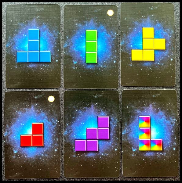 Locus colored shape cards