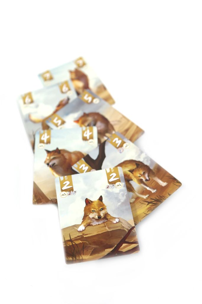 Lone Wolves resolved trick with winning and flipped cards