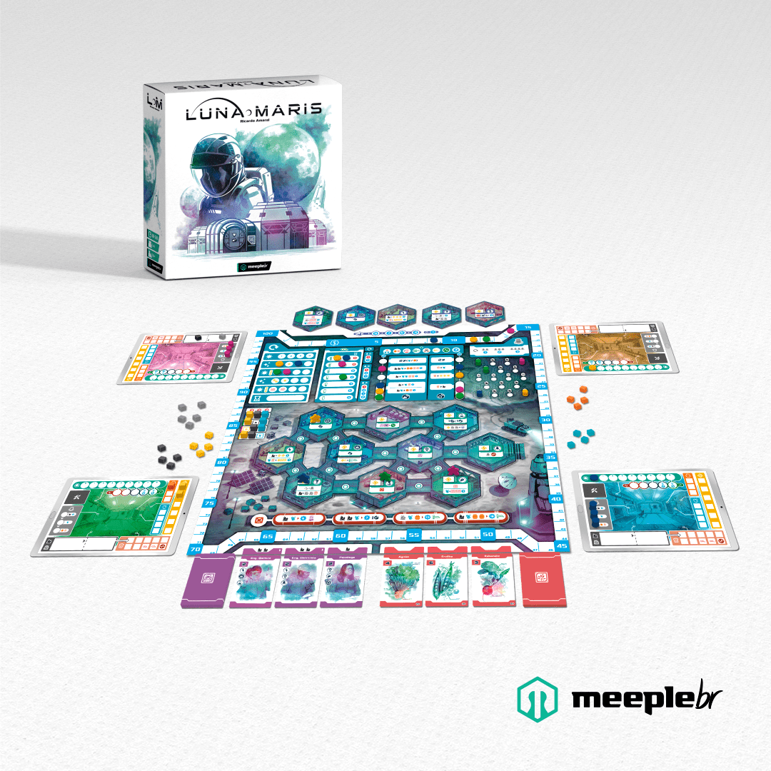 Luna Maris board and components from MeepleBR