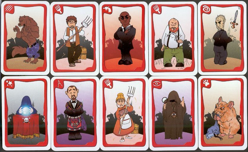 Lupus in Tabula hidden role cards