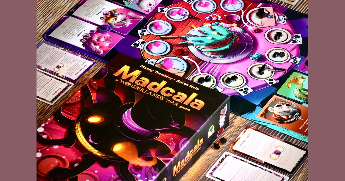 Madcala two-player duel setup