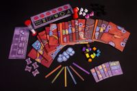 Magic Maze on Mars game components
