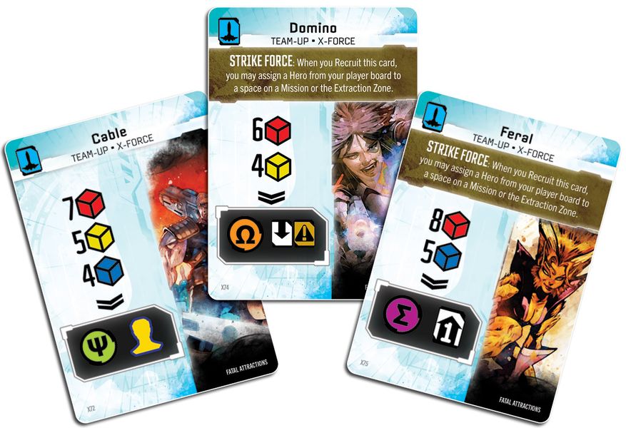Marvel Age of Heroes cards and components