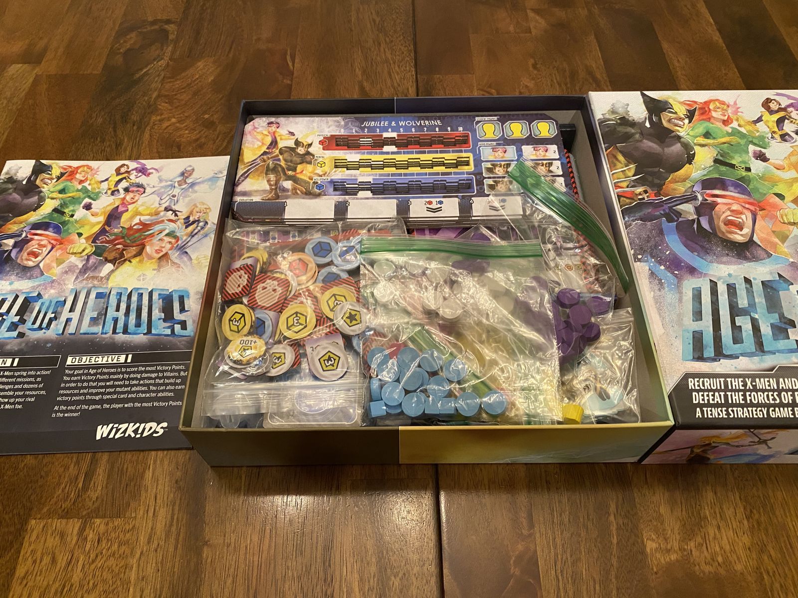 Marvel Age of Heroes box contents