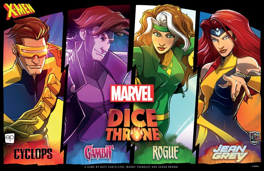 Marvel Dice Throne: X-Men – Cyclops v. Gambit v. Rogue v. Jean Grey box art