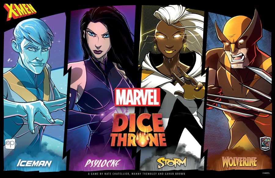 Marvel Dice Throne: X-Men – Iceman v. Psylocke v. Storm v. Wolverine box art