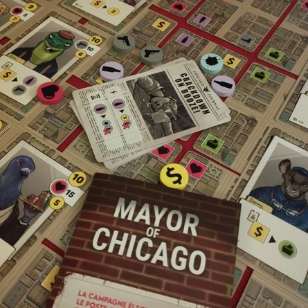 Mayor of Chicago neighborhood and assistant cards