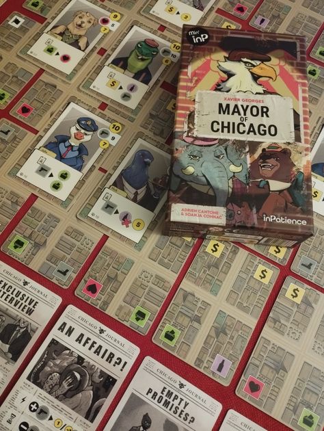 Mayor of Chicago solo gameplay layout