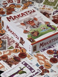 Meister Makatsu card decks and penalty tokens