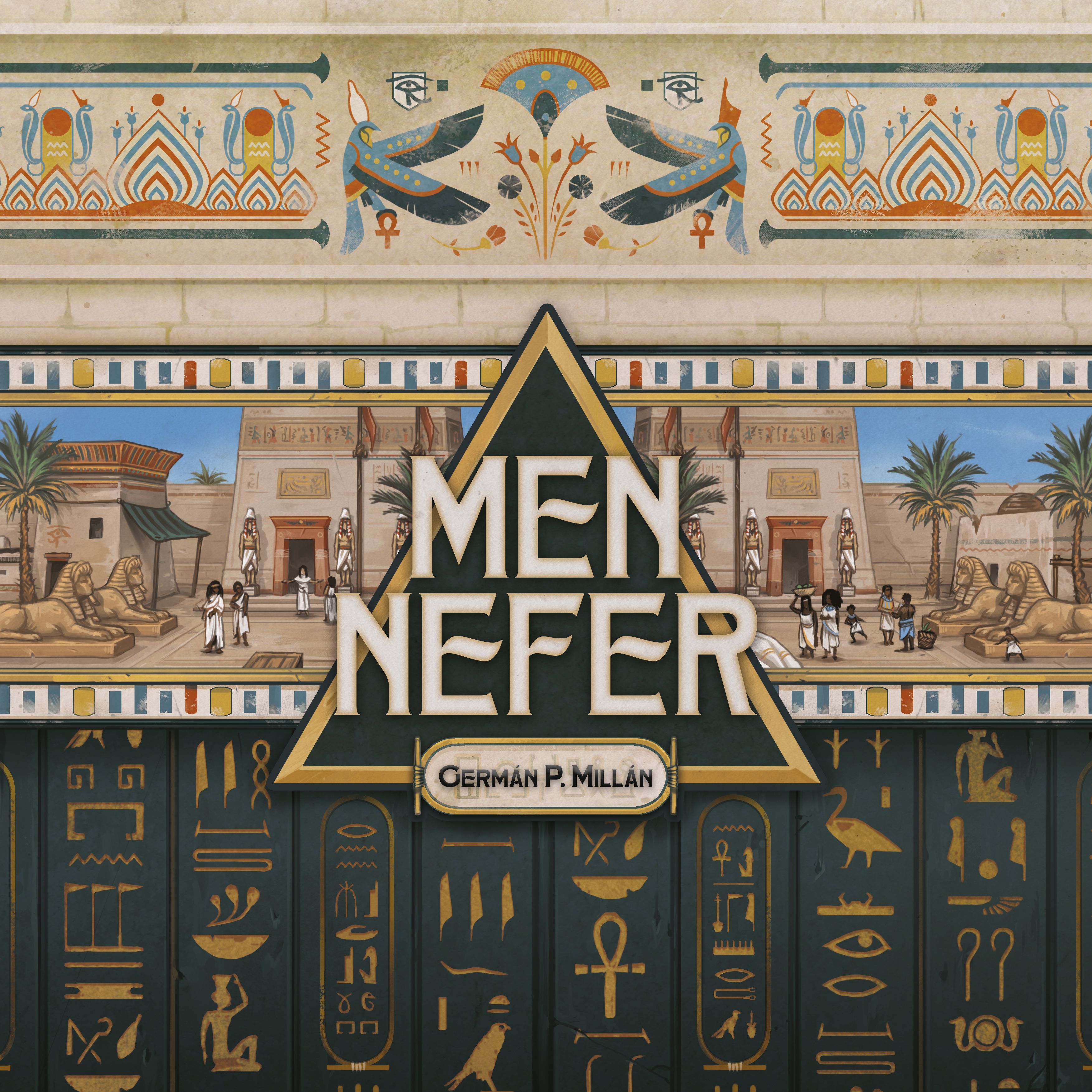 Men-Nefer illustrated Egyptian cover art